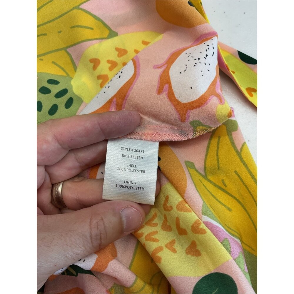 Hutch x Anthropologie Colorful Fruit Print High Low Dress - Picture 8 of 12